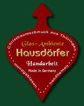 Glas Ambiente Christbaumschmuck Label